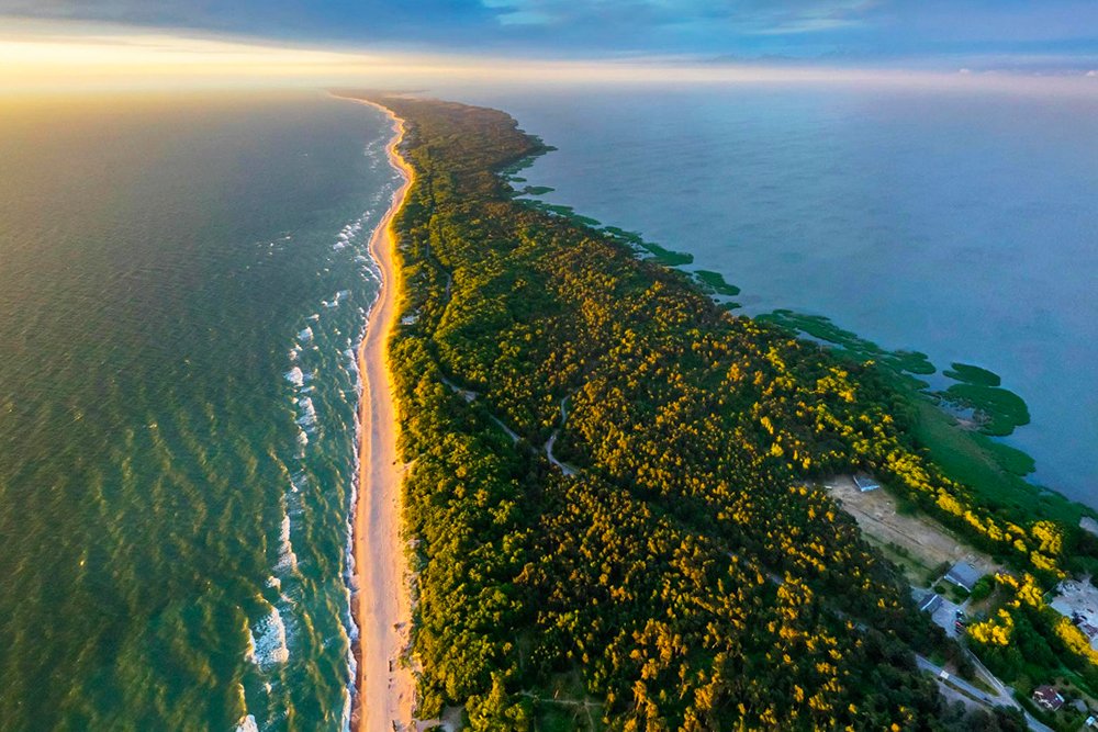 Kurshkaya Kosa kaliningrad penisola curlandese