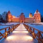 castello trakai in inverno